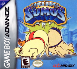 Super Duper Sumos box art for GameBoy Advance